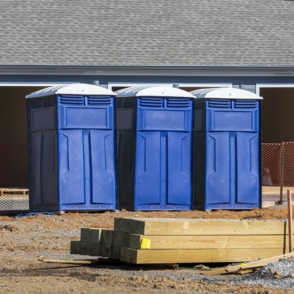 how can i report damages or issues with the porta potties during my rental period in Banner Elk NC